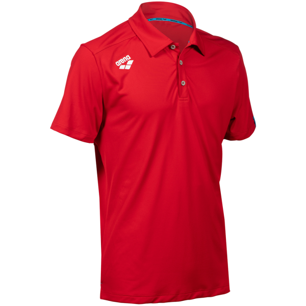 Arena Team Poloshirt Solid L red Unisex