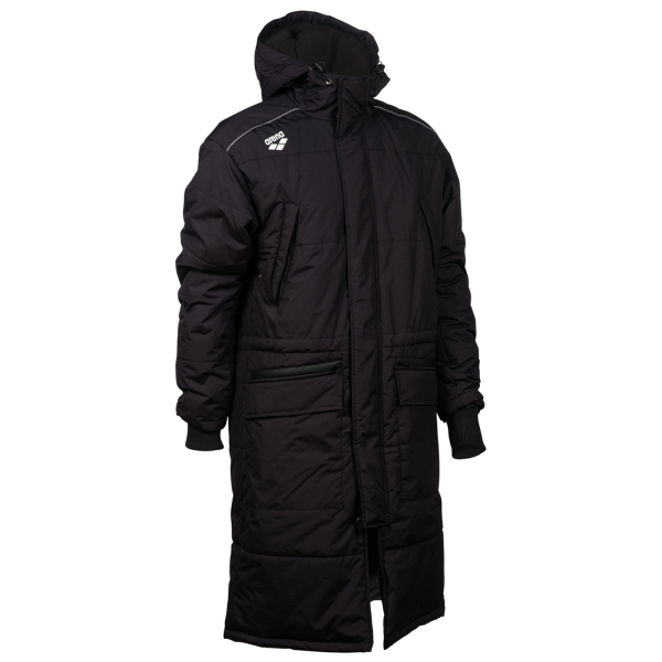 Arena Team Parka Solid XS black Unisex