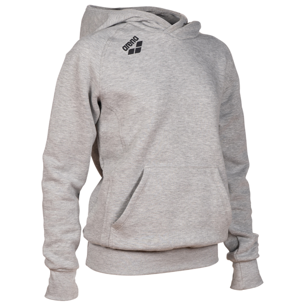 Arena Jr Team Hooded Sweat Panel 128 medium grey heather Unisex