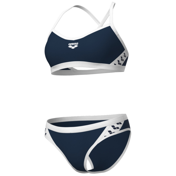 Arena W Arena Icons Bikini Cross Back Solid D 42 navy/white Damen