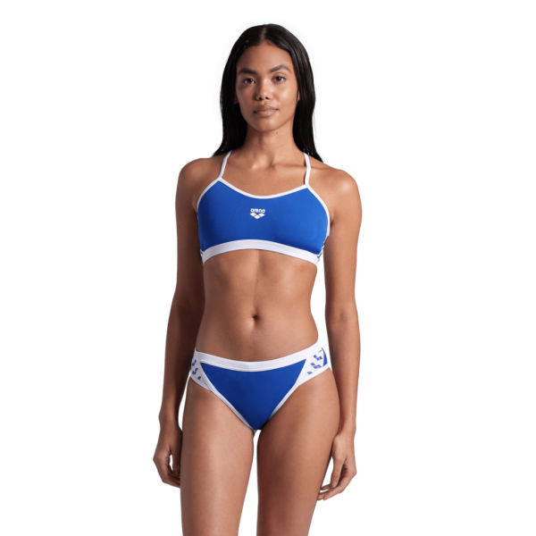 Arena W Arena Icons Bikini Cross Back Solid D 38 royal/white Damen