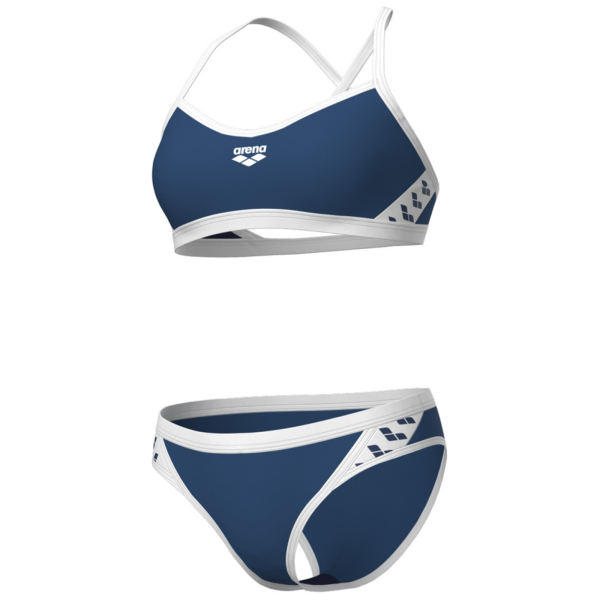 Arena W Arena Icons Bikini Cross Back Solid D 40 royal/white Damen