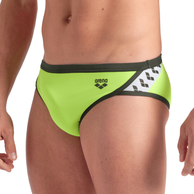 Arena M Arena Icons Swim Briefs Solid D 4 artic lime/dark sage Herren Produktbild 1
