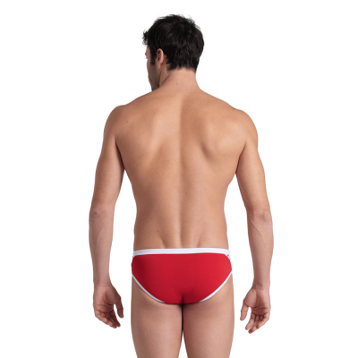 Arena M Arena Icons Swim Briefs Solid D 3 red/white Herren Produktbild 3