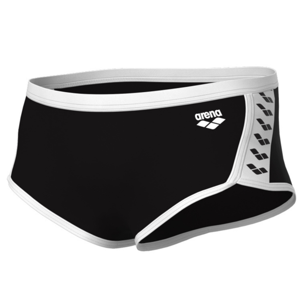 Arena M Arena Icons Swim Low Waist Short Solid D 8 black/white Herren