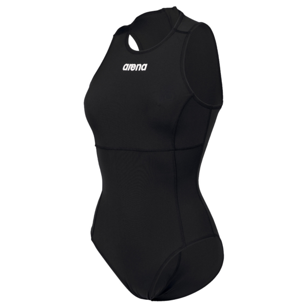 Arena W Team Swimsuit Waterpolo Solid D 38 black/white Damen