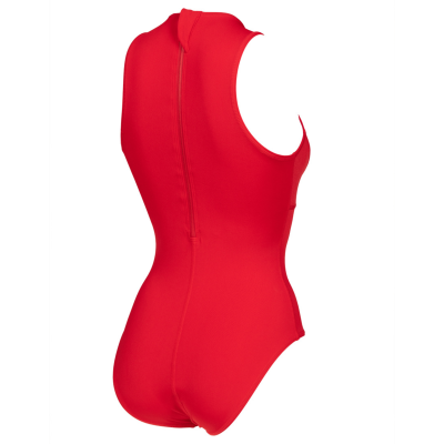 Arena W Team Swimsuit Waterpolo Solid D 42 red/white Damen Produktbild 1