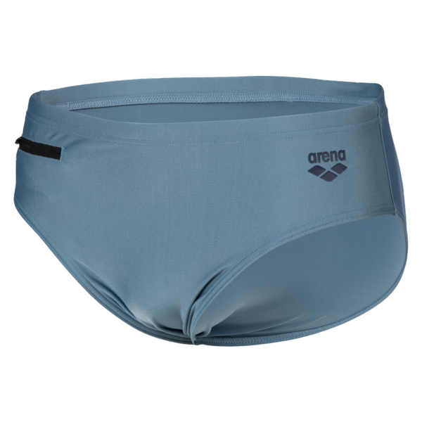Arena M Arena Zip Brief 9Cm D 7 stone grey Herren