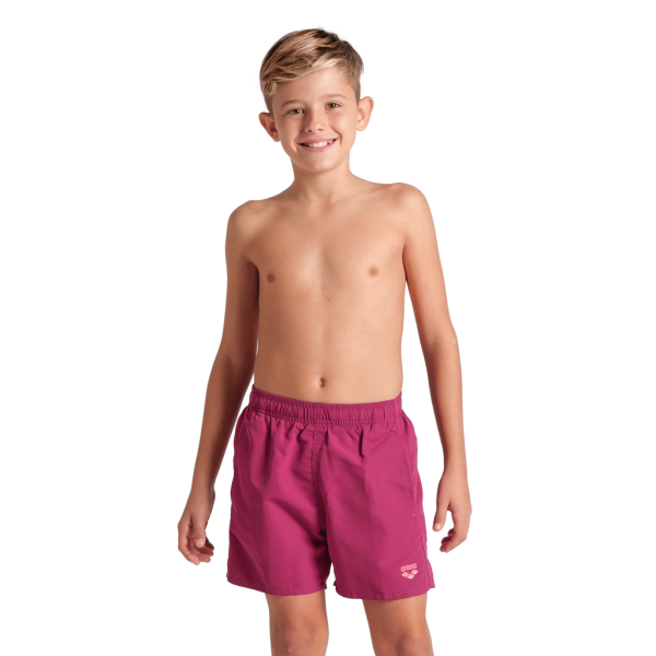 Arena B Beach Boxer Solid R 116 dark purple/calypso coral Jungen