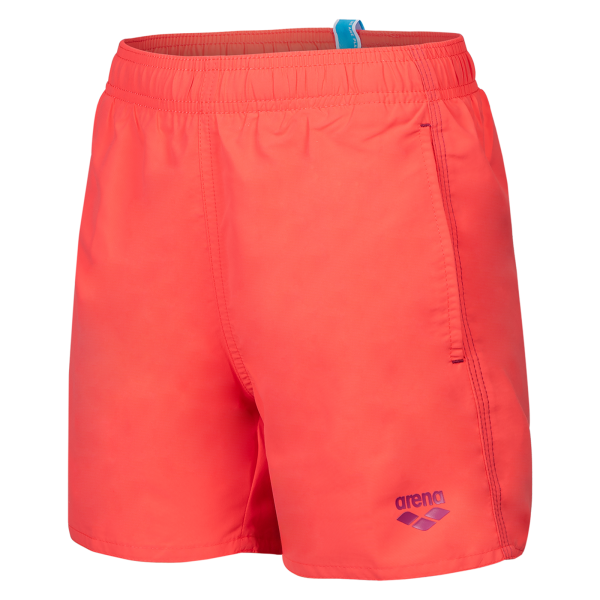 Arena B Beach Boxer Solid R 128 calypso coral/dark purple Jungen