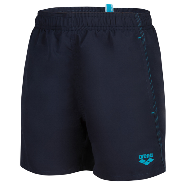 Arena B Beach Boxer Solid R 128 navy/turquoise Jungen