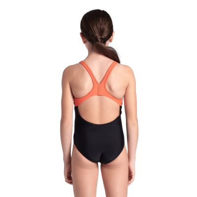 Arena G Thrice Jr Swim Pro Back One Piece R 128 black/calyspo coral/white M&auml;dchen Produktbild 3
