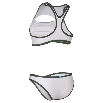 Arena W Arena Logo Brassiere Bikini Racer Back L sage multi/white/sage Damen Produktbild 1
