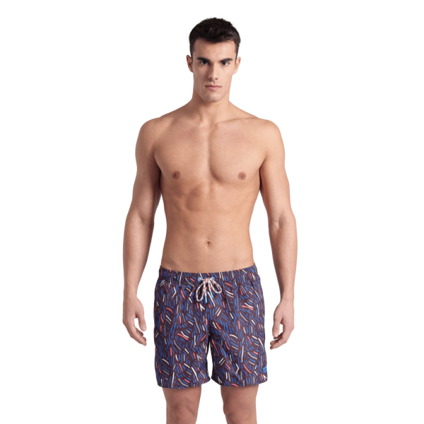 Arena M Beach Boxer Allover XXL sepia/multi Herren