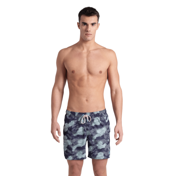 Arena M Beach Boxer Allover 3XL asphalt/multi Herren