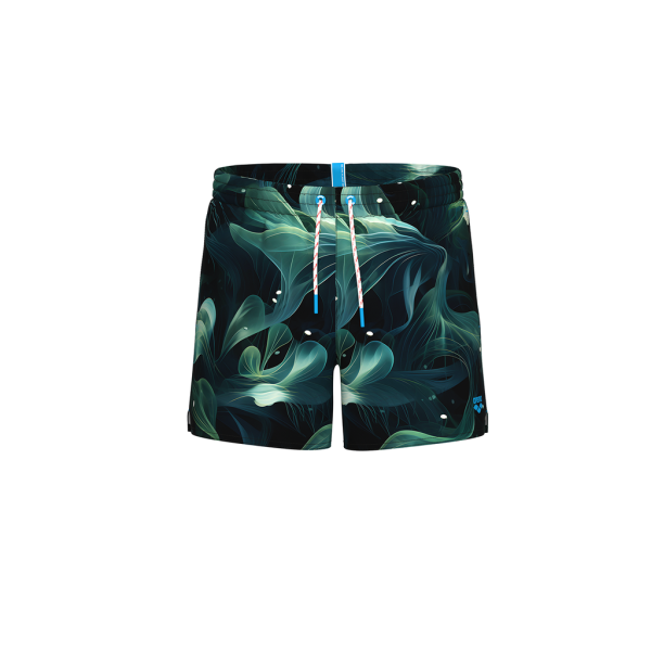 Arena M Beach Short Allover S mangrove multi Herren