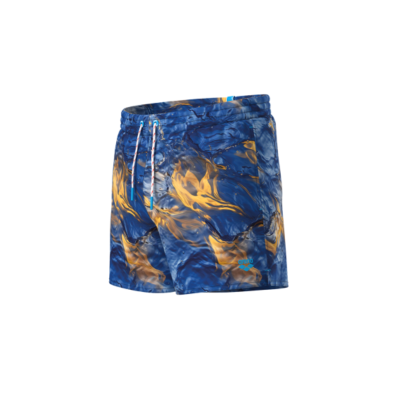 Arena M Beach Short Allover L blueriver multi Herren