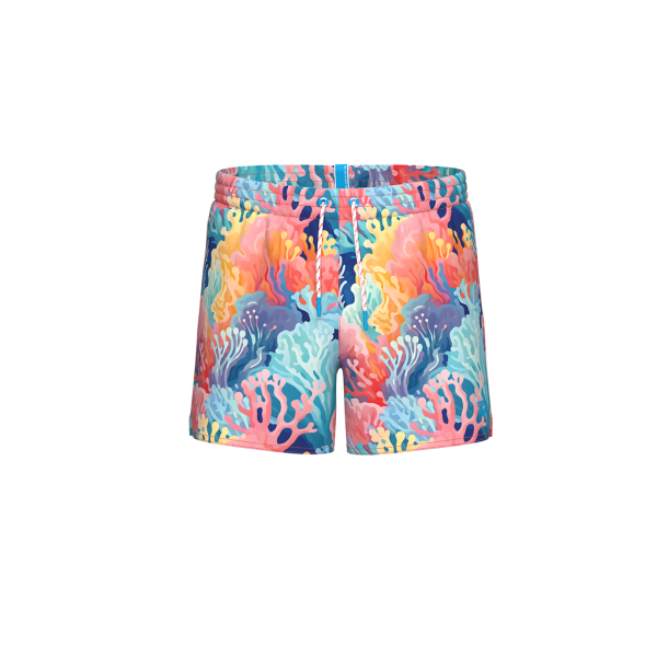 Arena M Beach Short Allover S water multi Herren
