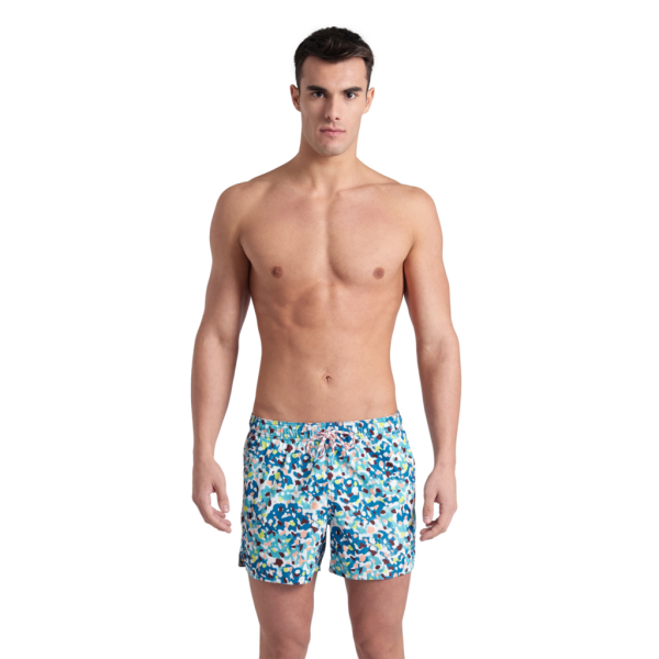 Arena M Beach Short Allover XL water/white multi Herren