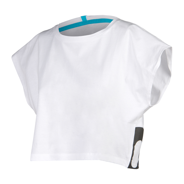 Arena W Arena Logo Crop Tee XS white/black Damen