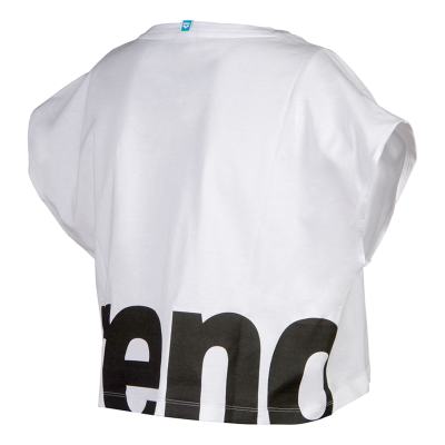 Arena W Arena Logo Crop Tee XS white/black Damen Produktbild 1