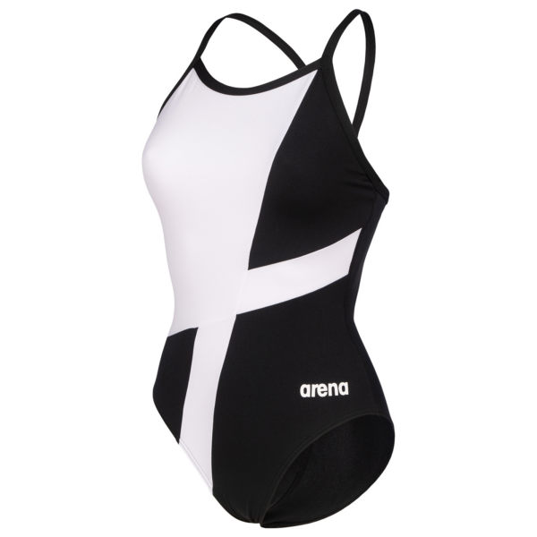 Arena W Arena Diamond Swimsuit Lightdrop Back D 42 black/white Damen