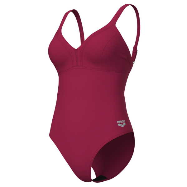 Arena W Arena Swimsuit Lara Soft Curve Back C Cup D 48 red onion Damen