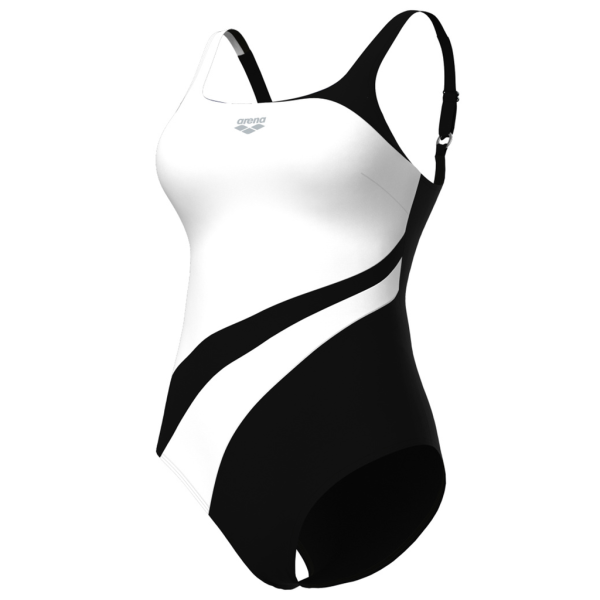 Arena W Arena Swimsuit Liliana U Back C Cup D 40 black/white Damen