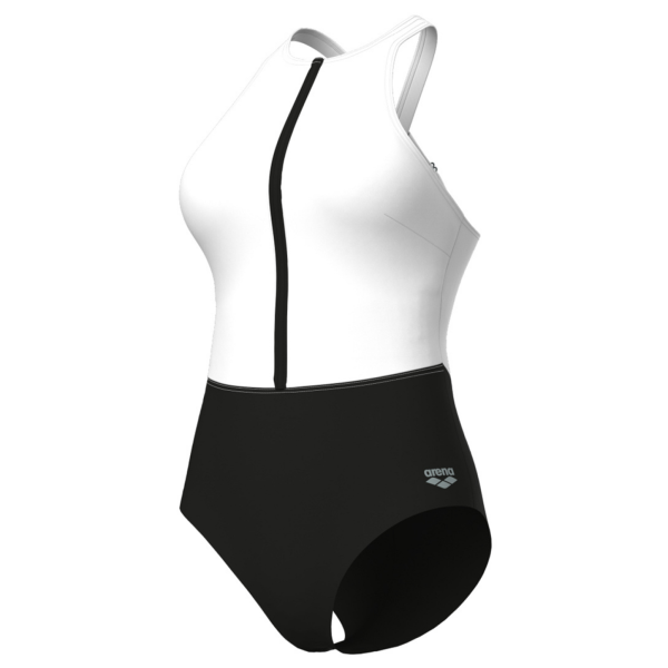 Arena W Arena Swimsuit Silvia Cross Back C Cup D 40 black/white/black Damen