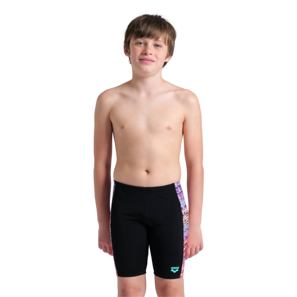 Arena B Arena Ondulation Swim Jammer 116 black/multi violet Jungen