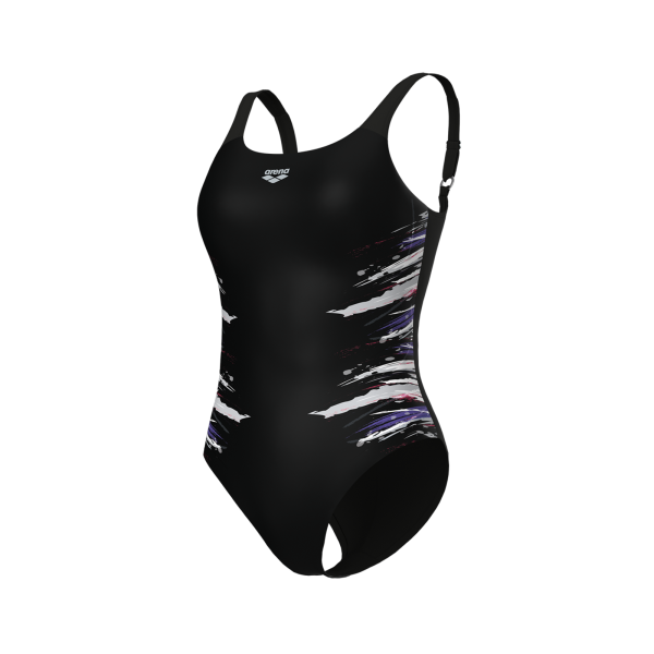 Arena W Arena Angelica Swimsuit U Back D 46 black/black multi Damen