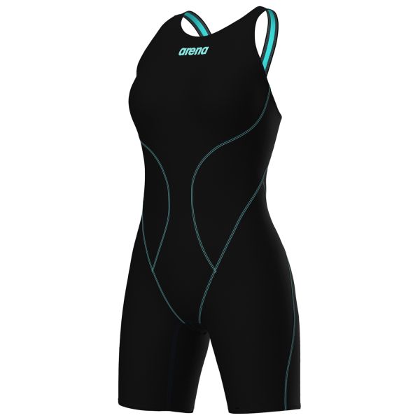Arena W Powerskin Impulso Ob D 38 black/teal Damen