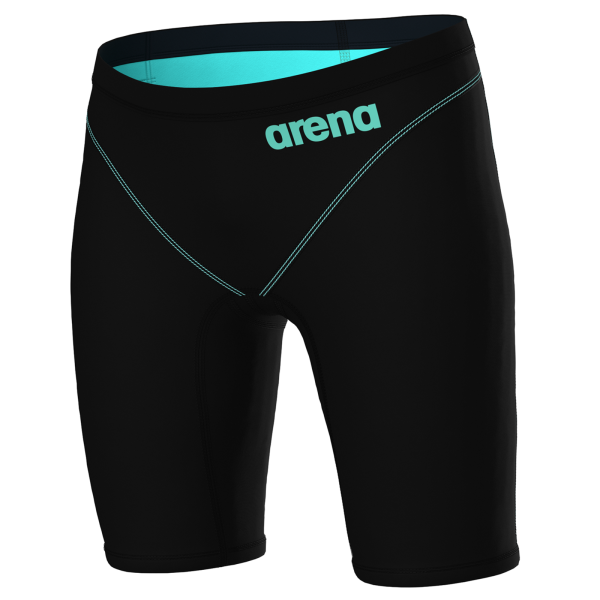 Arena B Powerskin Impulso Jammer Jr 152 black/teal Jungen