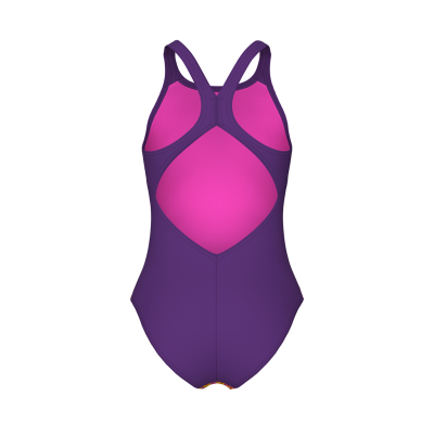 Arena G Arena Multi Colours Swimsuit V Back 116 plum multi/plum M&auml;dchen Produktbild 3