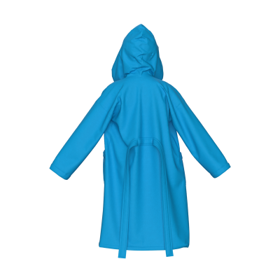 Arena Jr Arena Zeal Robe 116 turquoise/white Unisex Produktbild 2