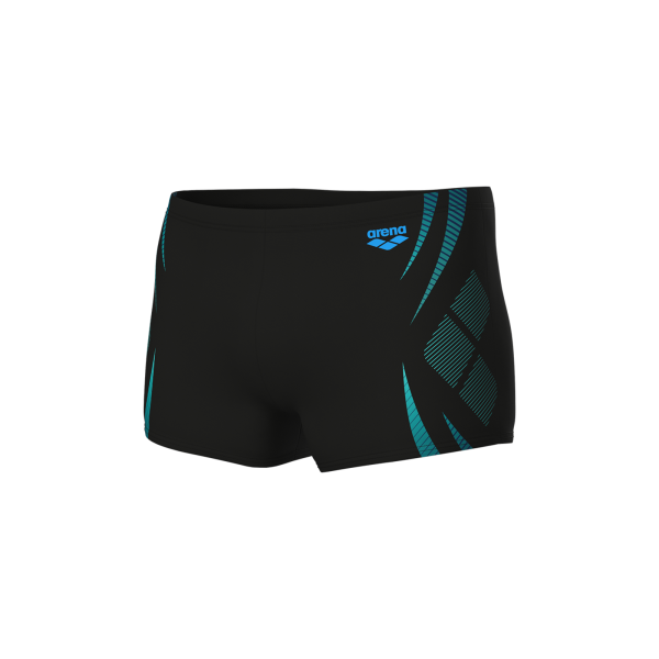 Arena M Arena Poseidonia Swim Short D 8 black/turquoise Herren