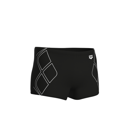 Arena M Arena Graphic Swim Short D 5 black/white Herren Produktbild 2