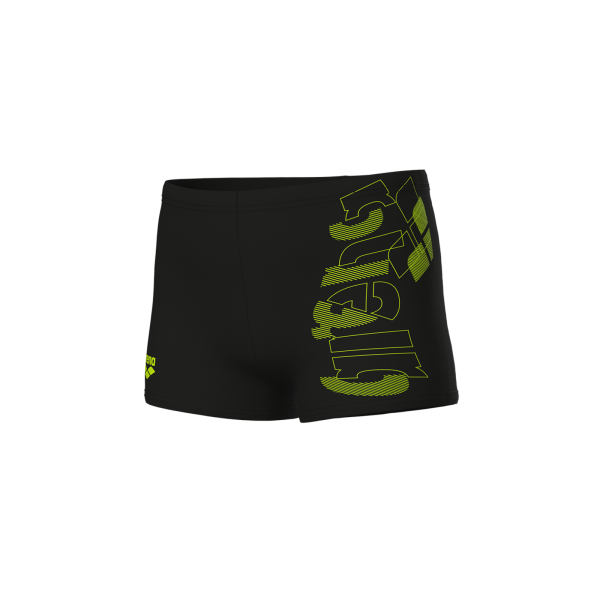 Arena B Arena Tales Swim Short 164 black/artic lime Jungen