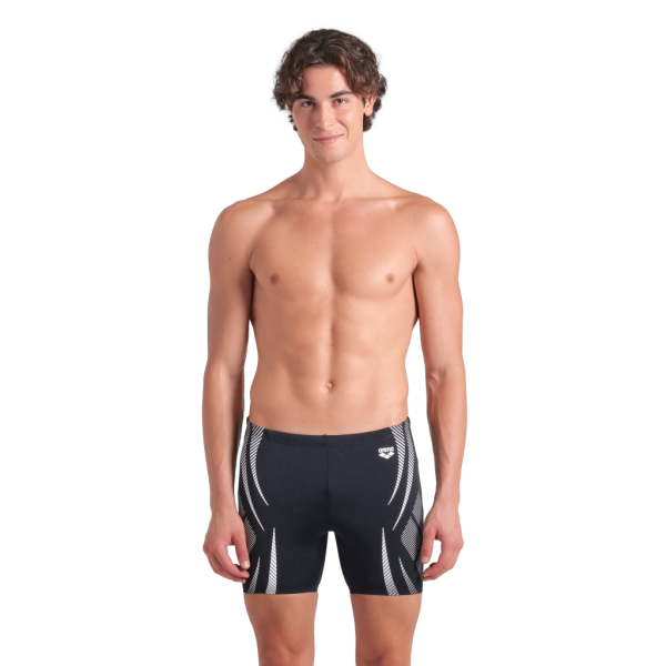 Arena M Arena Poseidonia Swim Mid Jammer D 4 black/white Herren