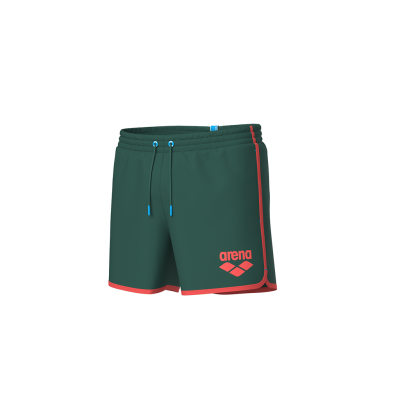 Arena M Arena Big Logo Borders Beach Short XXL mangrove/calypso coral Herren Produktbild 1