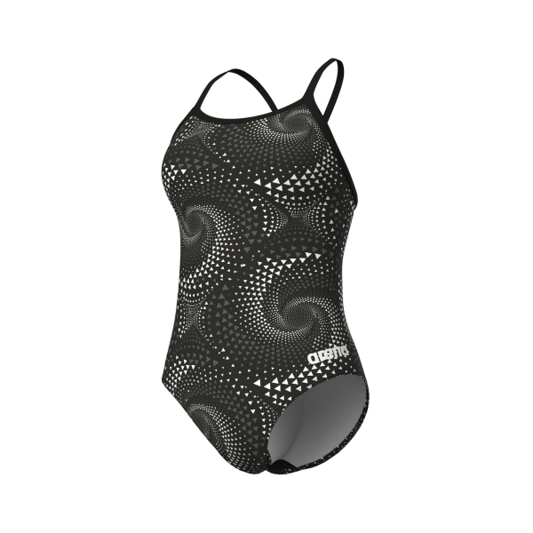 Arena W Arena Fireflow Swimsuit Lightdrop Back D 34 black/team black Damen
