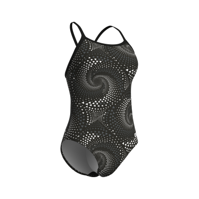 Arena W Arena Fireflow Swimsuit Lightdrop Back D 36 black/team black Damen Produktbild 1