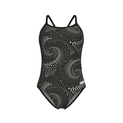 Arena W Arena Fireflow Swimsuit Lightdrop Back D 40 black/team black Damen Produktbild 2