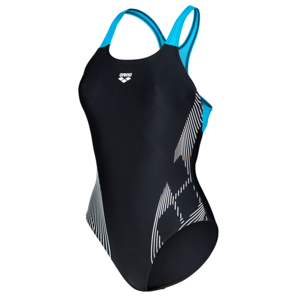 Arena W Arena Lily Swimsuit Swim Pro Back Lb D 38 black/turquoise Damen