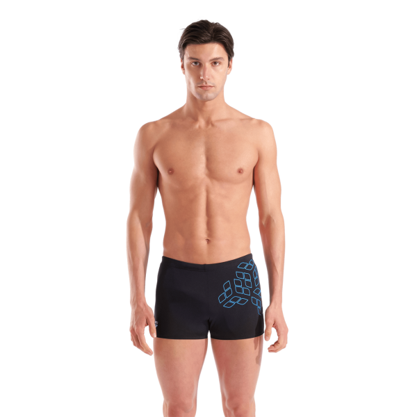 Arena M Arena Kikko Graphic Swim Short D 8 black/turquoise Herren