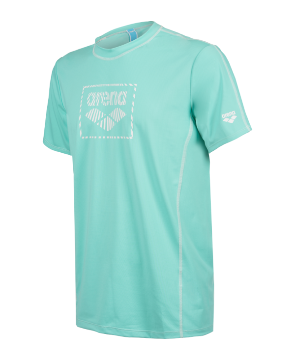 Arena M Arena S/S Swim Shirt XL water Herren