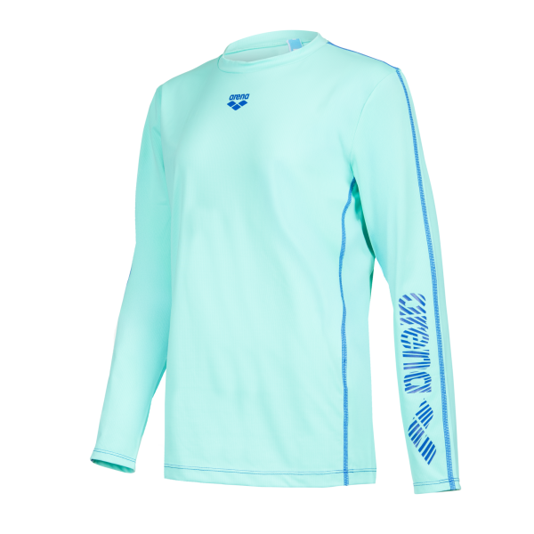 Arena Jr Arena L/S Swim Shirt 116 water Unisex