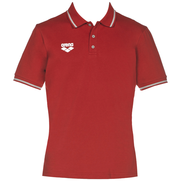 Arena Tl S/S Polo M red Unisex