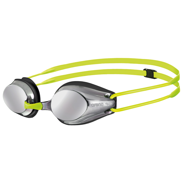 Arena Jr Tracks Mirror one size silver/black/fluo yellow Unisex