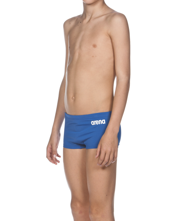 Arena B Solid Squared Short Jr 116 royal/white Jungen